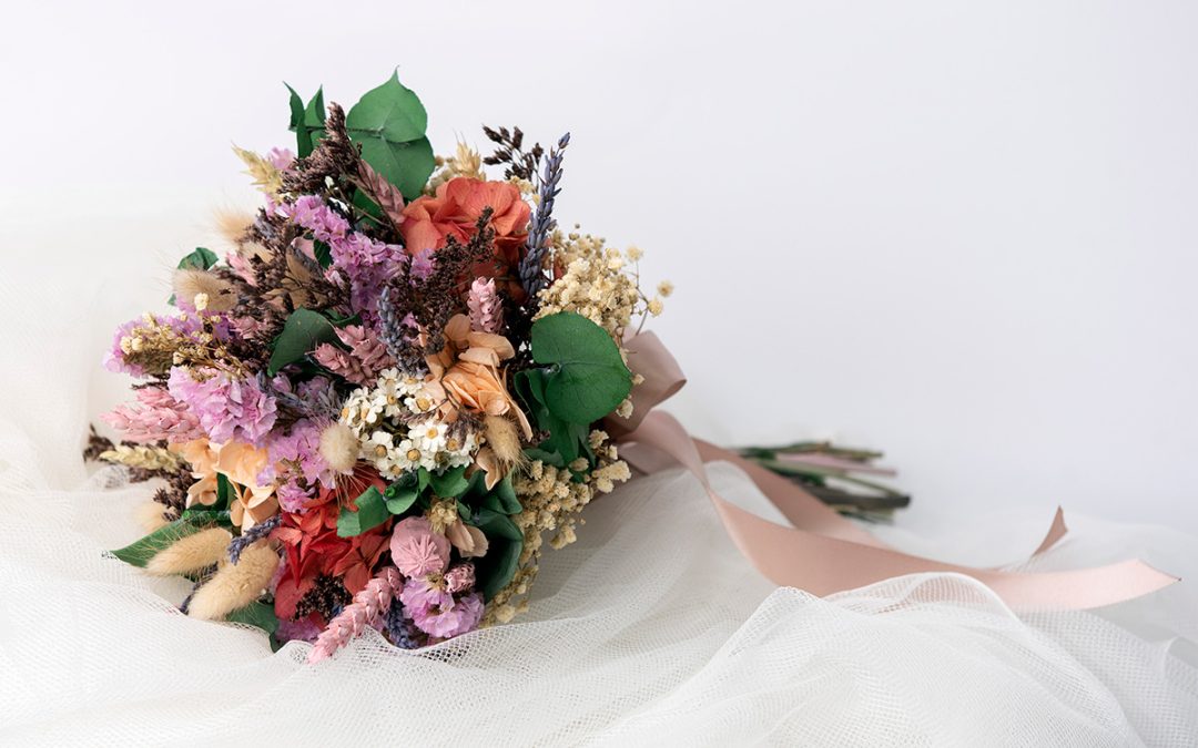 ramo de novia flores preservadas