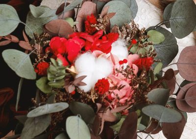 ramo novia hortensia eucalipto