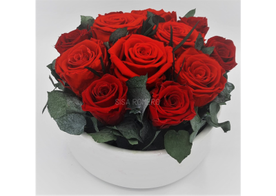 rosas rojas eternas