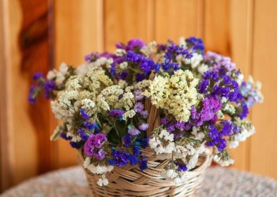 cestas de flores