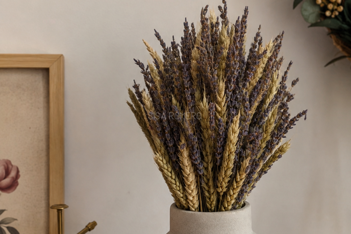 Ramo de Trigo y Lavanda Secos | Flores Naturales